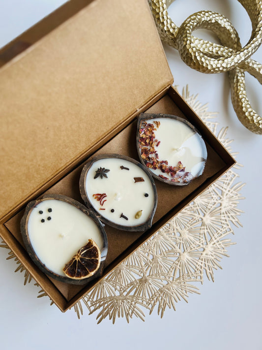 Scented Candles Combo of Three
