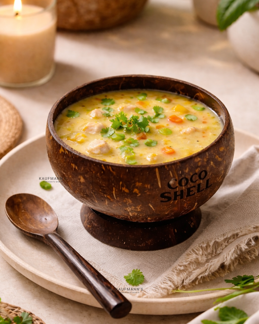 Coconut Shell Soup Bowl